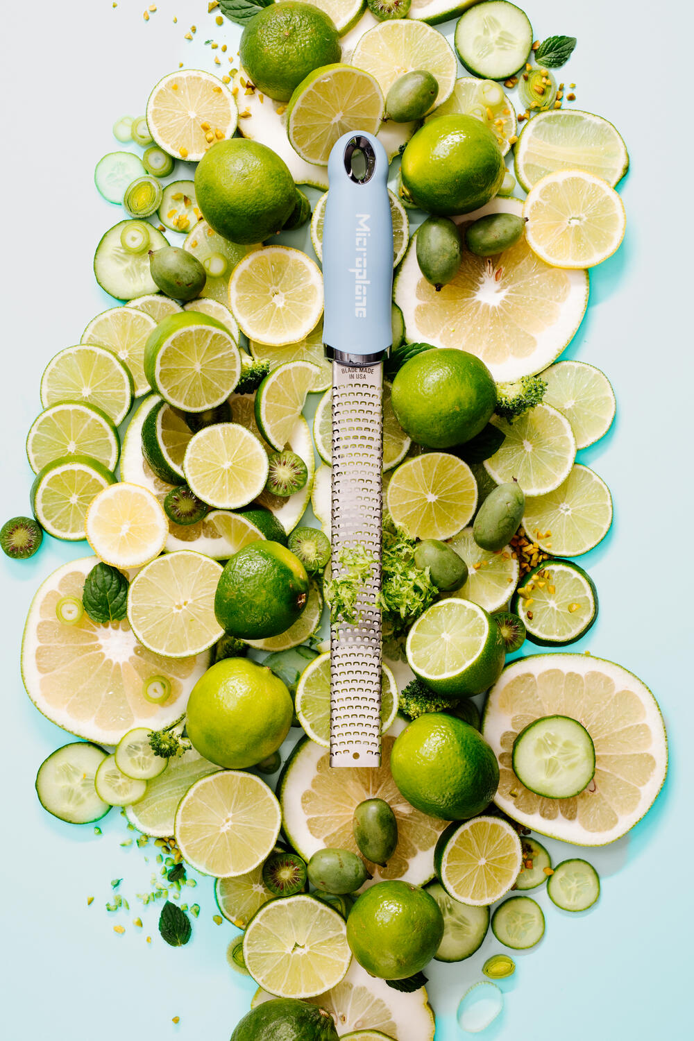 Premium rivejern - Sky Blue